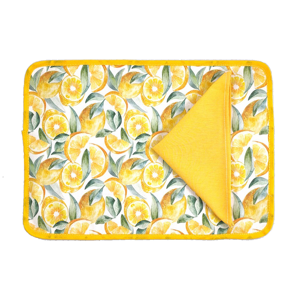 Set prima colazione linea FRUITS tovaglietta imbottita cm.35x50+tov.lo cm.30x30
