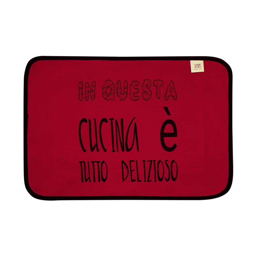 Tovaglietta LA CUCINAZZA cm.35x50 con stampe SPIRITOSE