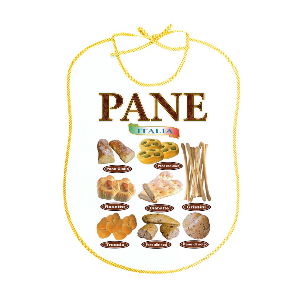 Bavaglione linea RICETTE cm.45x60 con laccetti