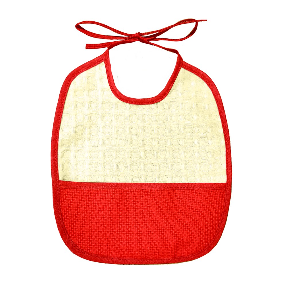 Bavetta THOMAS  cm.19x22 con laccetti e tasca etamine