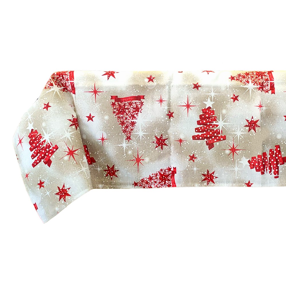 Tovaglia x 6 cm. 140X180 CHRISTMAS ARBOL -  sfusa 