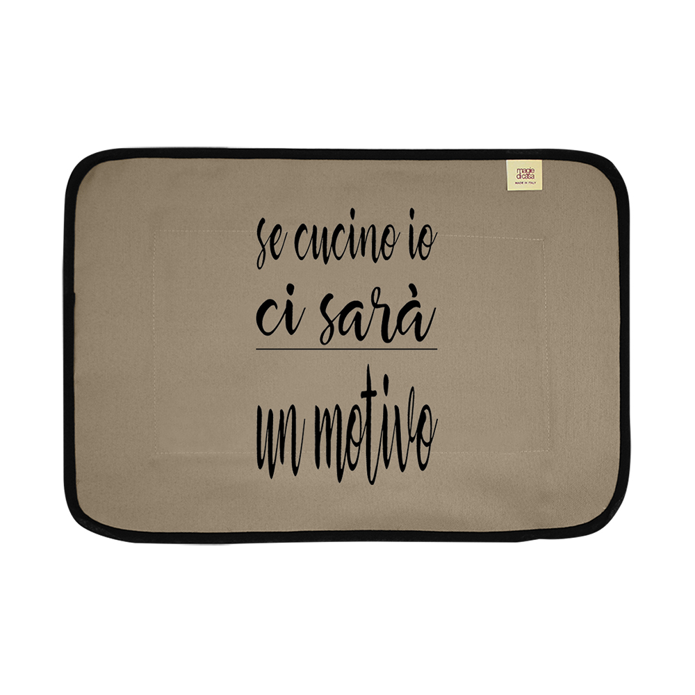 Tovaglietta LA CUCINAZZA cm.35x50 con stampe SPIRITOSE