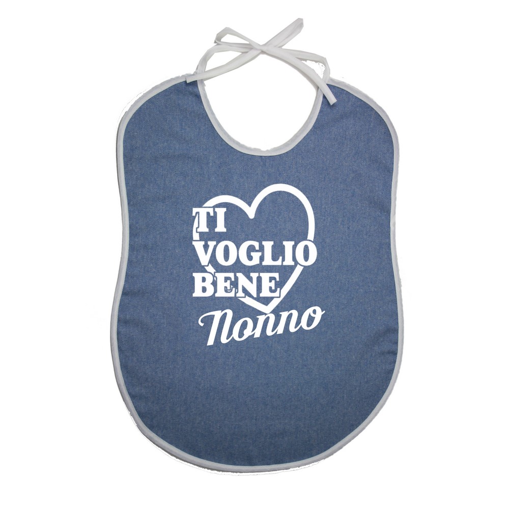 Bavaglione JEANS cm.45X60 con transfer
