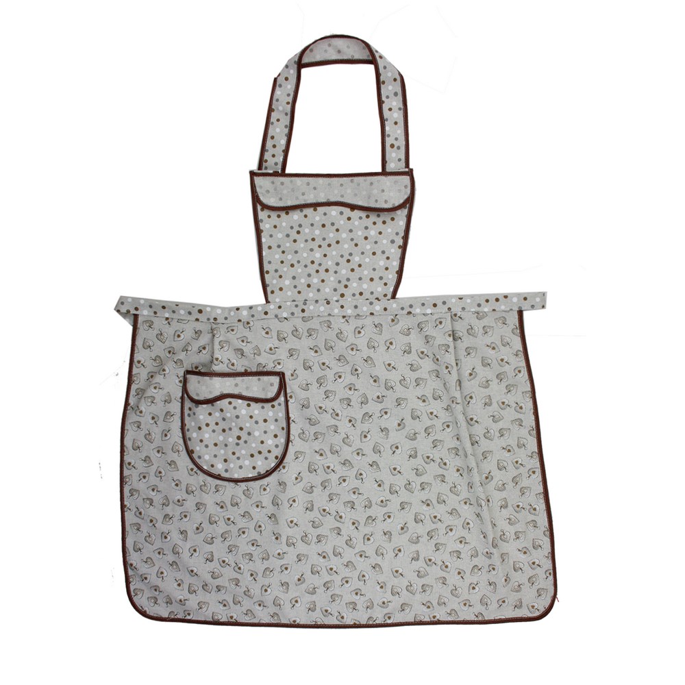 Grembiuli a pettorina CLASSIC LOVE cm.70x70 con tasca