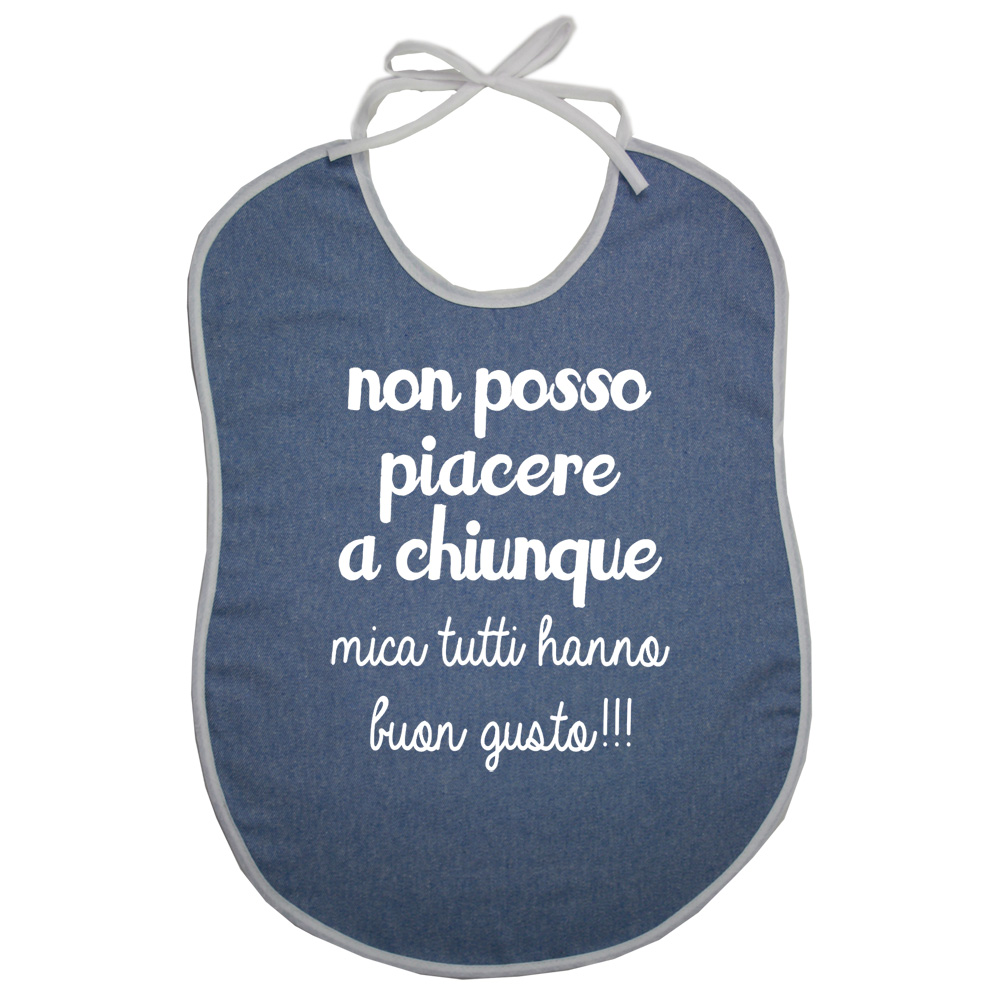Bavaglione JEANS cm.45X60 con transfer