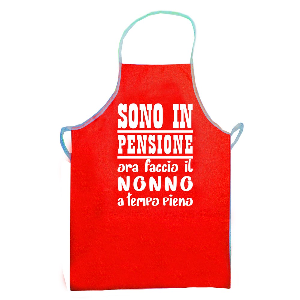 Grembiulone cucina Natale con scritte Spiritose