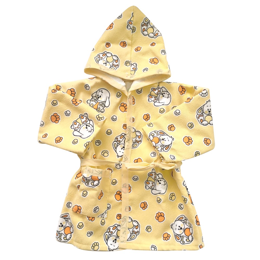 Accappatoio bimbo MOON con cappuccio ANNI 1