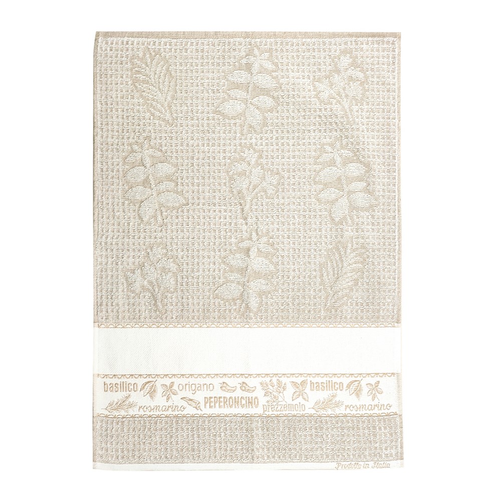 Strofinaccio SPEZIE cm.50x70 con fascia da ricamare